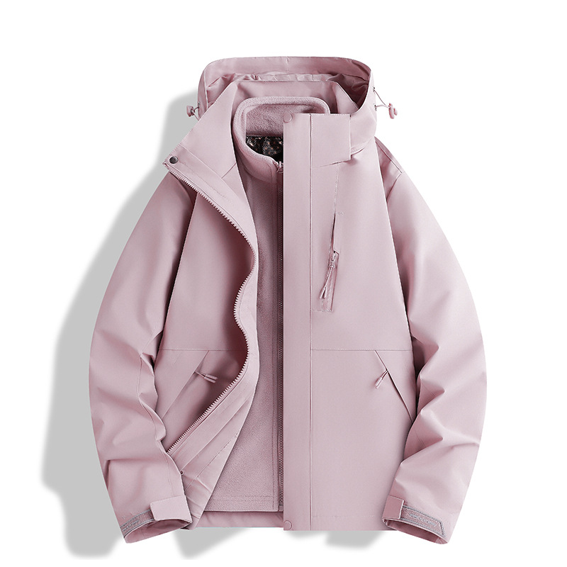 Picture of 2025 New Men's Graphene Liner Rush Clothes Three-in-One Removable Warm fleece-lined Thickened Women's Mountaineering Clothes Trendy