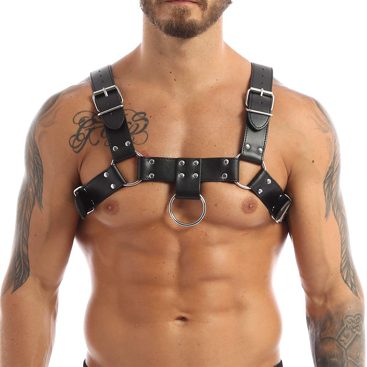 Cross-border Sex Shoulder Strap Men's Bound Strap Body Chain Personalized Bound Chest Strap Alternative Belt harness Men