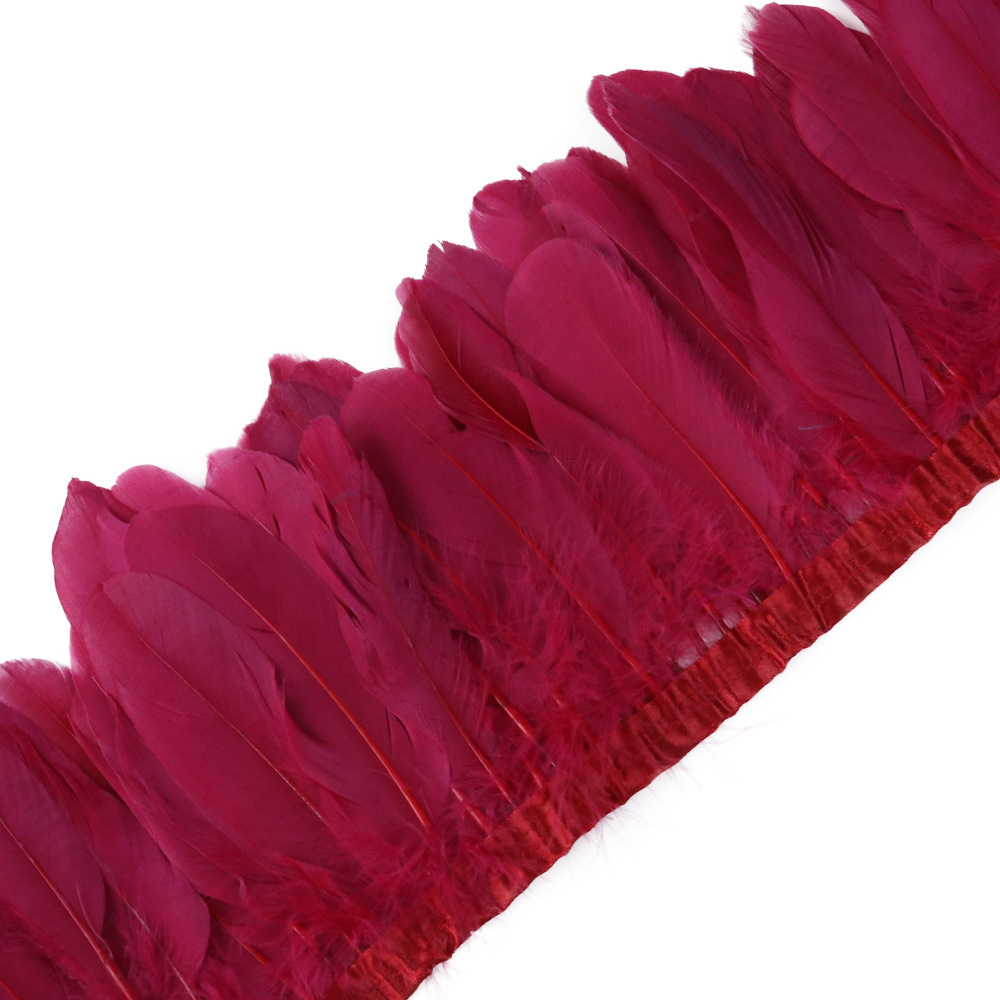 Picture of Goose feather large floating cloth belt/edge DIY handicraft accessories stage performance clothing accessories manufacturers in stock sales