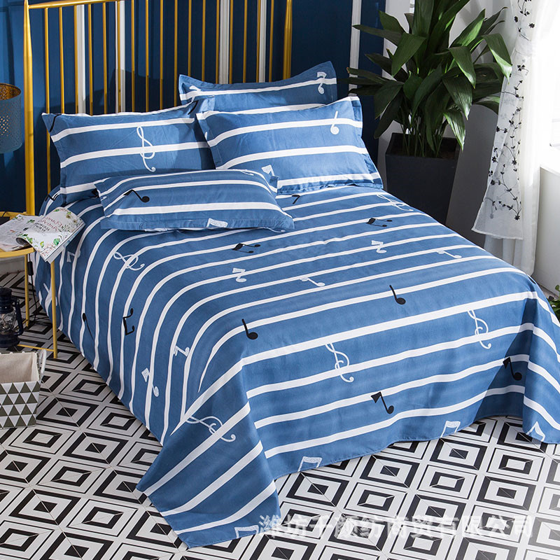 Picture of Factory Bed Sheets Thickened Scrub Bed Sheets Single Piece Student Dormitory Bed Sheets Scrub Bed Sheets for Single Bed