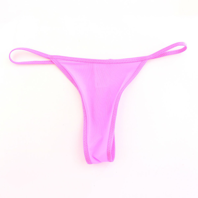 New men's silky thong men's nylon large stretch sexy T pants boys comfortable underwear small wholesale