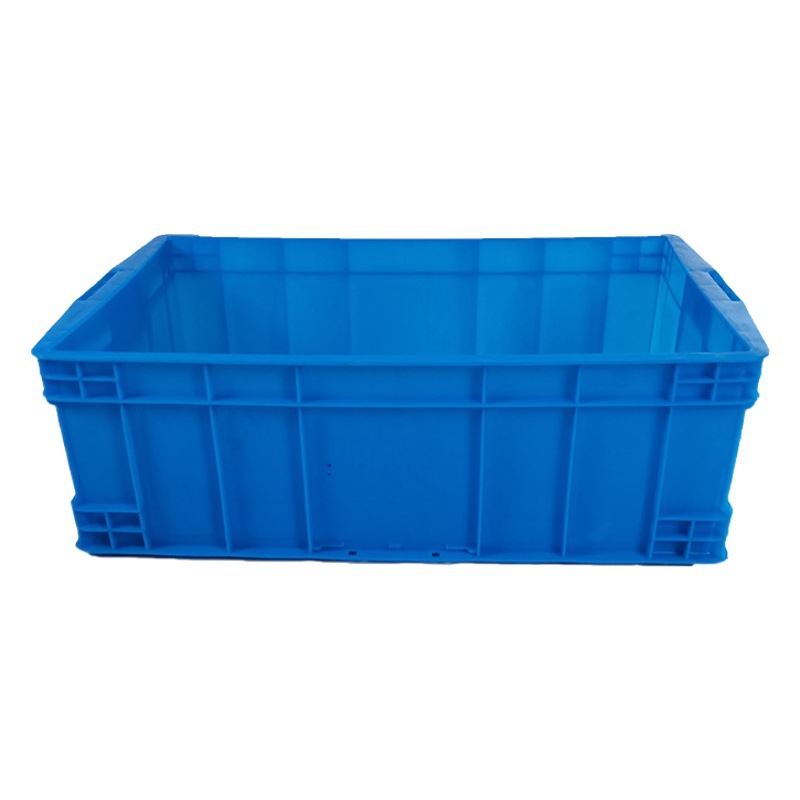 575-190 Large Transport Storage Box with Lid, Plastic Turnover Box, Customizable with Hot Stamping Printing, Hdpe Material
