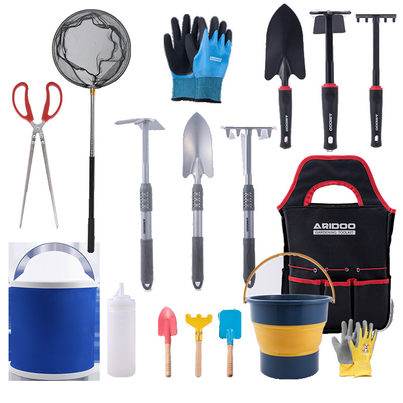 Beachcombing Tool Set for Children, Special Shovel for Digging Sand at the Beach, Clam Rake, Oyster Crab Clip Equipment, Beach Tools