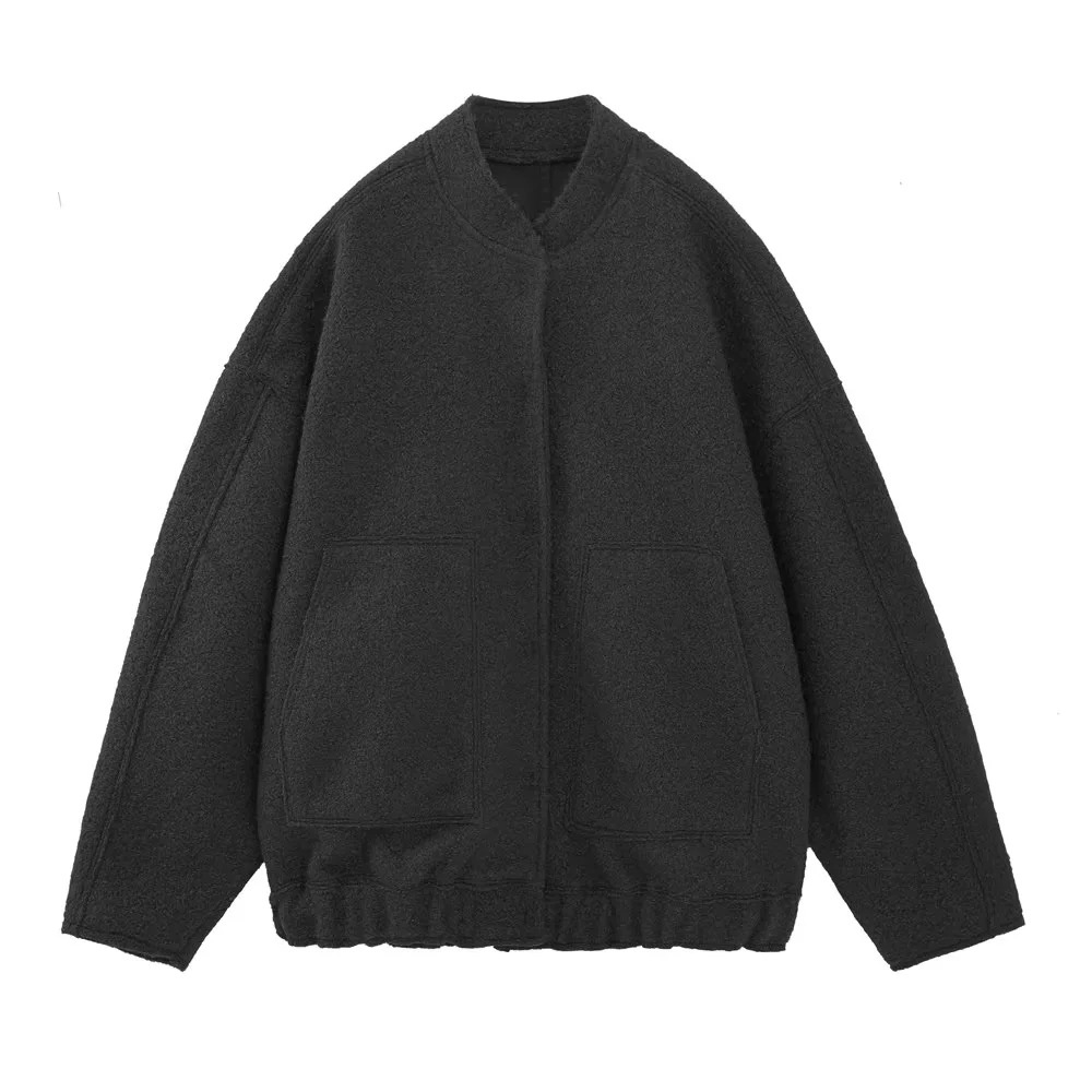 Picture of TAOP & ZA spring new women's collar pocket loose pilot coat 5070/158 5070158