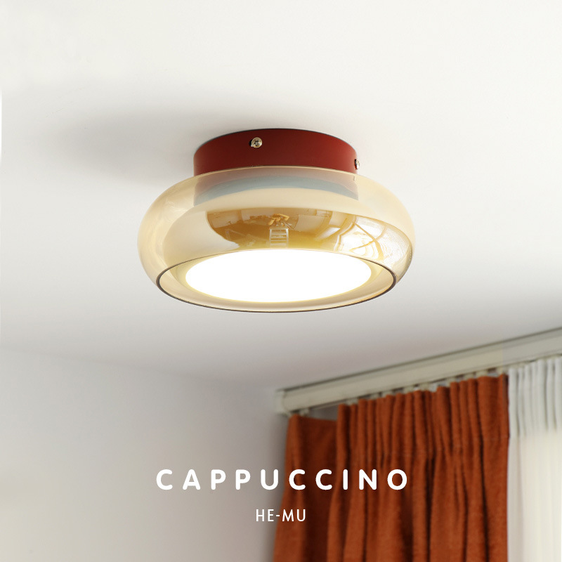 French Antique Averandaways Light Light Light Light Light High-Level Home Entrance Light Retro Glass Balcony Ceiling Light