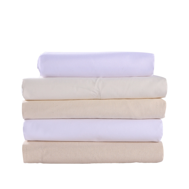 Picture of White gray cloth cotton polyester cotton white cloth garment design three-dimensional cutting cotton white embryo cloth tie-dyeing extension dyed white cotton cloth