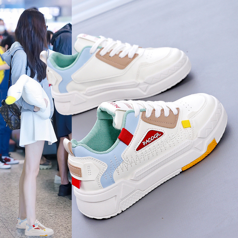Soft-soled sneaker Women's White Shoes 2025 Spring and Autumn New Lightweight Korean-style All-match Non-slip Sneakers Women's DY016