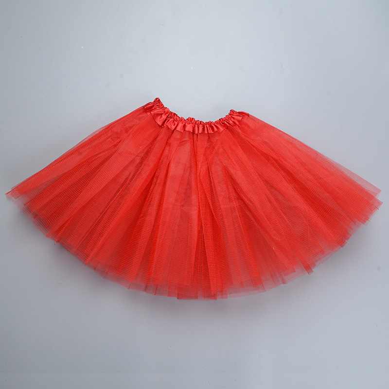 Picture of Amazon Exclusive Skirt Ballet Skirt Three-Layer Six-Piece Mesh Kidsren's Tutu Skirt Performance Clothing Organza Skirt