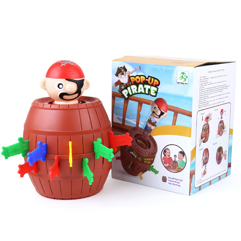Picture of Creative Tricky New and Fantastic Desktop Game Tricky Prank Pirate Bucket Parent-Child Interactive Children's Stall Toys Wholesale