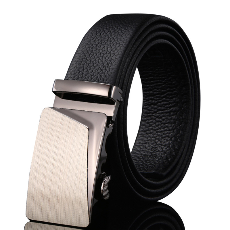 Picture of Men's Belt Leather High-end Automatic Buckle Casual Men's Cowhide Belt Men's Trousers Belt Men's Wholesale