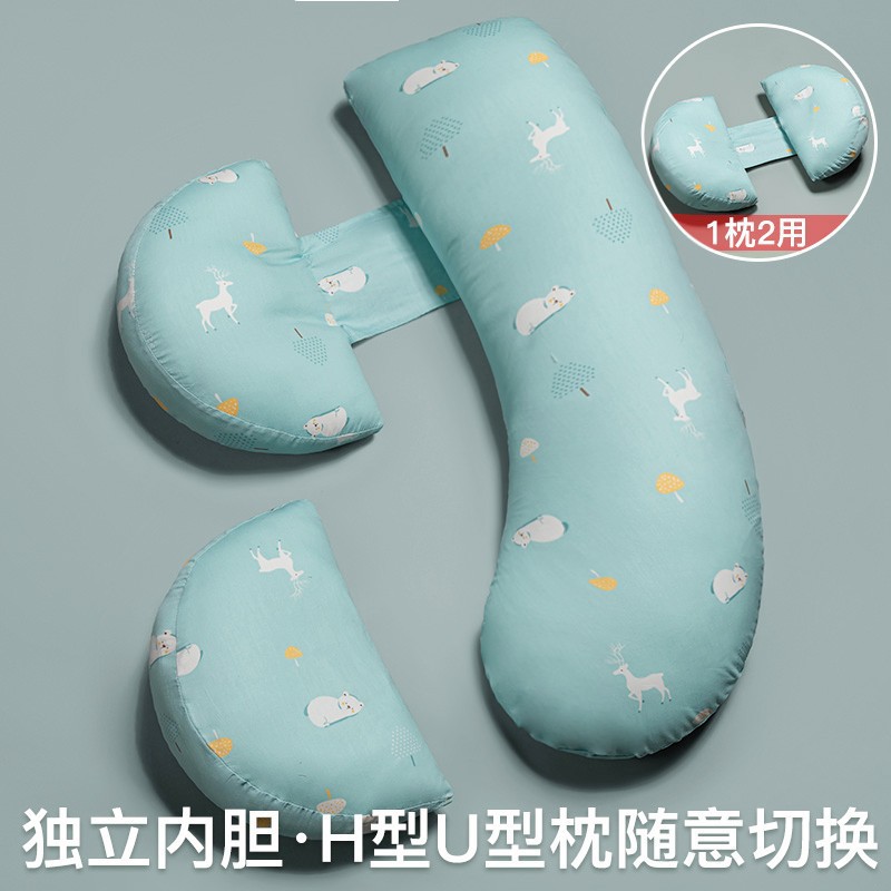 Picture of Cross-border Pregnant Women's Pillow Waist Protection Side Sleeping Side Sleeping Pillow Breast-feeding Pillow Abdominal Cushion Multifunctional Removable and Washable Sleeping Artifact