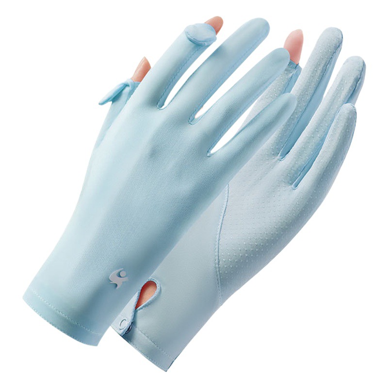 Sun Protection Gloves for Women, Ice Silk, Thin, 135, Summer Outdoor, Breathable, Non-Slip, Cycling, Uv Protection
