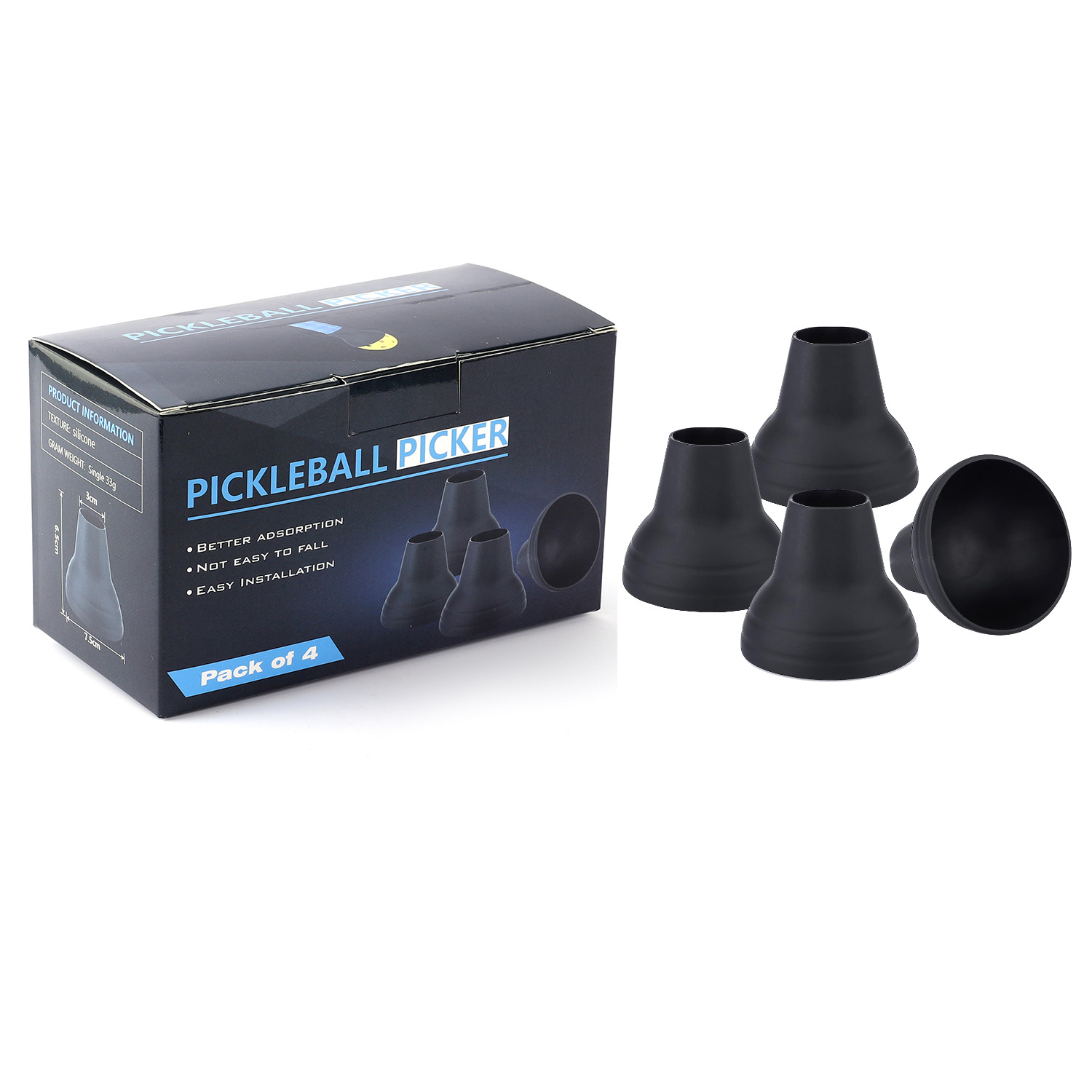 Picture of Pickleball Training Ball 74mm Practice Ball Pe Outdoor Plastic Injection Molded Ball with Led Light
