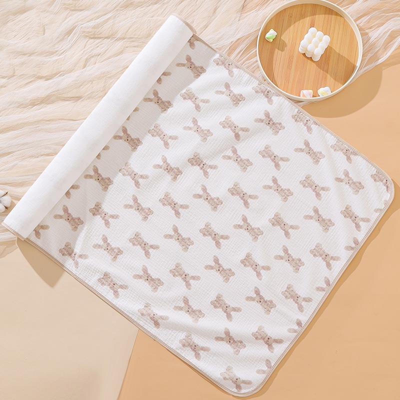 Picture of Baby Waterproof Washable Diaper Pad Neonatal Breathable Anti-seepage Pad Baby Cotton Diaper Pad Aunt Pad Physiological Pad