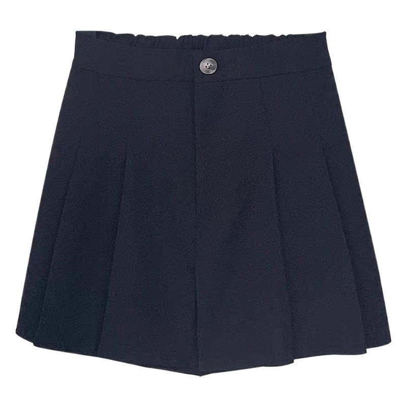 Suit Shorts Women's Spring High Waist Wide Leg Casual Pants Pear-shaped Body Slimming Fashionable All-match Meat Covering A- shaped Hot Pants