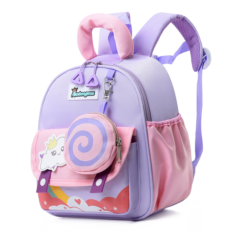 Picture of 2025 Spring New Kindergarten Schoolbag Cartoon Children 3-5 Years Old Preschool Boys and Girls Cute Breathable Backpack