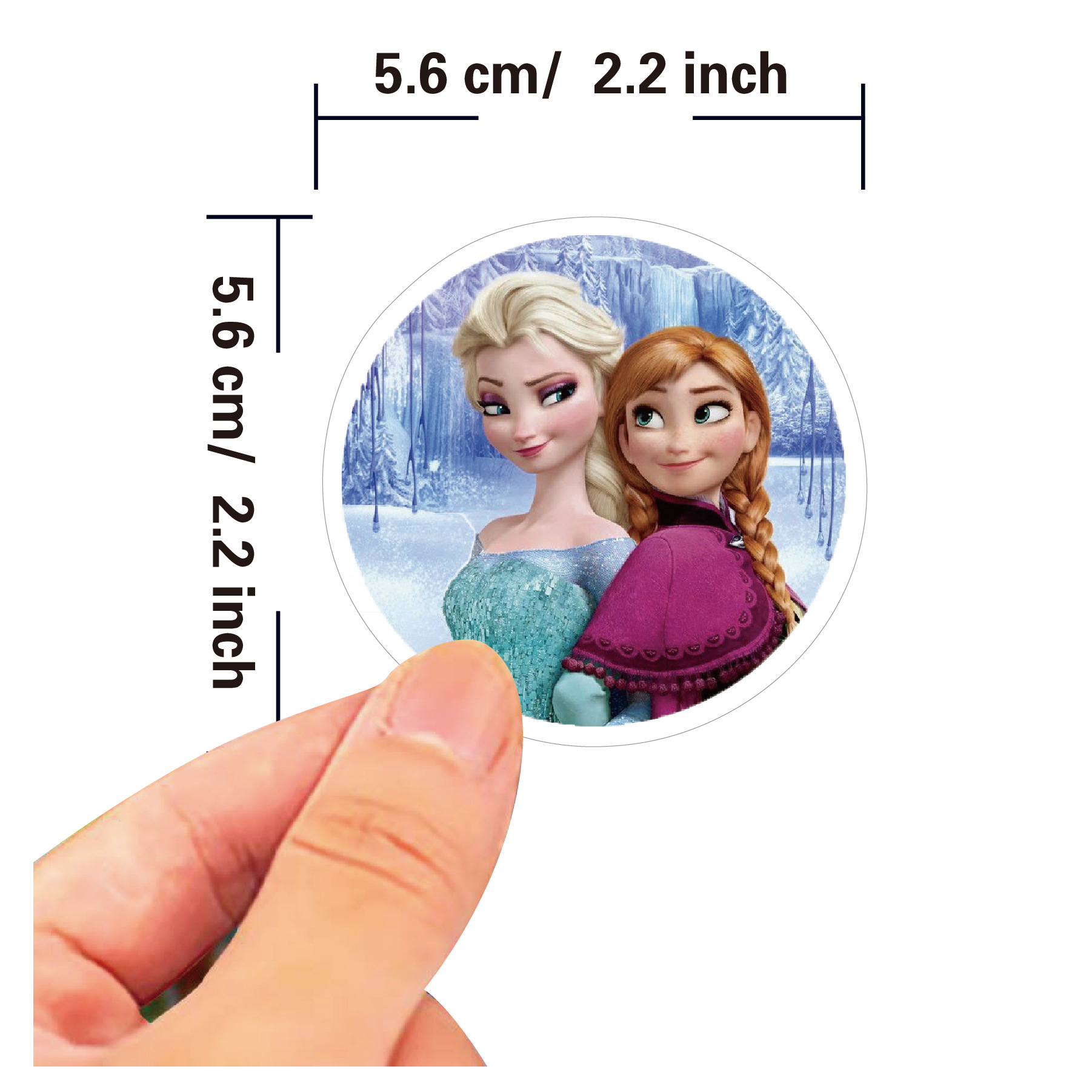 Picture of 50 Cartoon Frozen Princess Aisha Stickers Notebook Water Cup Luggage Phone DIY Decorative Stickers