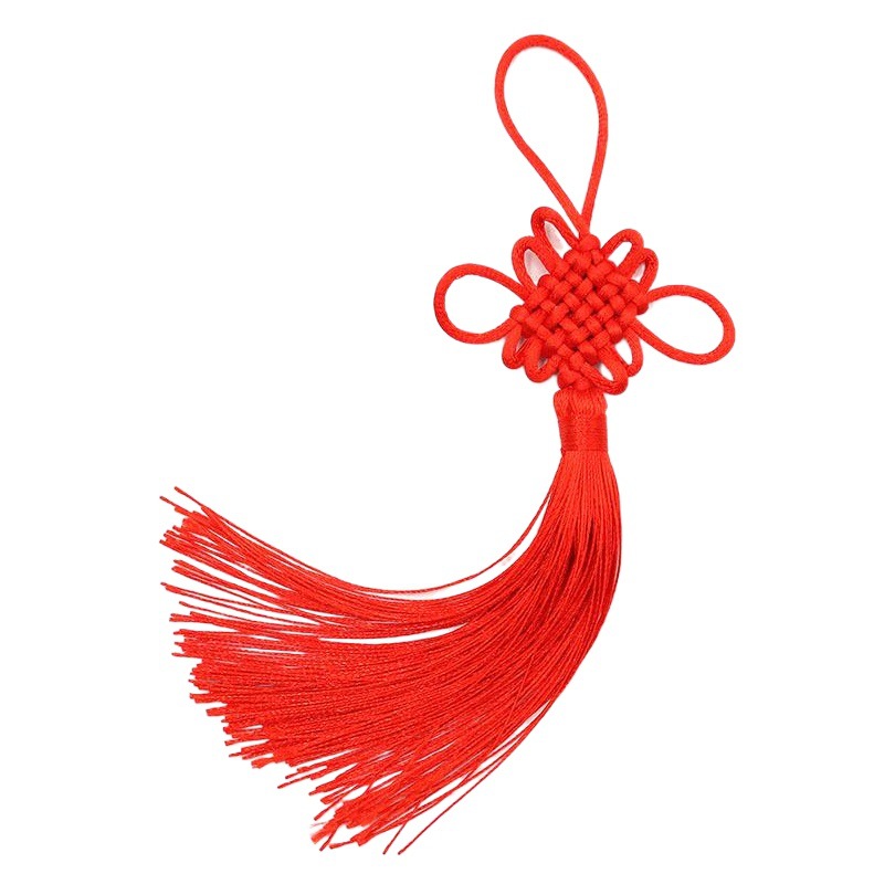 Picture of DIY Chinese knot pendant small size 6 knot handmade tassel tassel Chinese knot special holiday gift wholesale