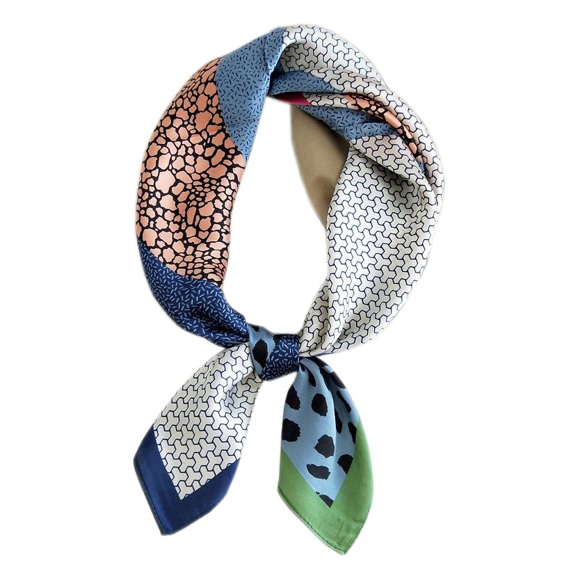 70 All-match Spring Autumn Winter Small Square Scarf Women's Fashion Western Style Scarf Scarf Neck Protection Professional Scarf Hair Belt Scarf