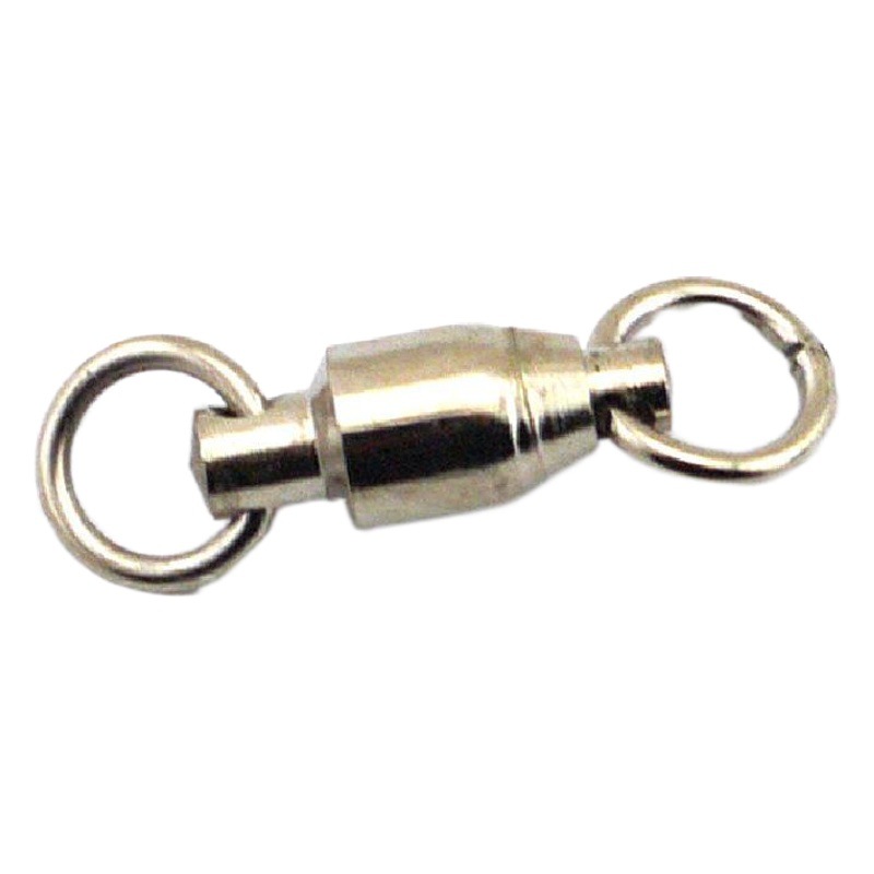Bearing swivel eight-ring connector copper two-head single-ring welding swivel fishing swivel small accessories