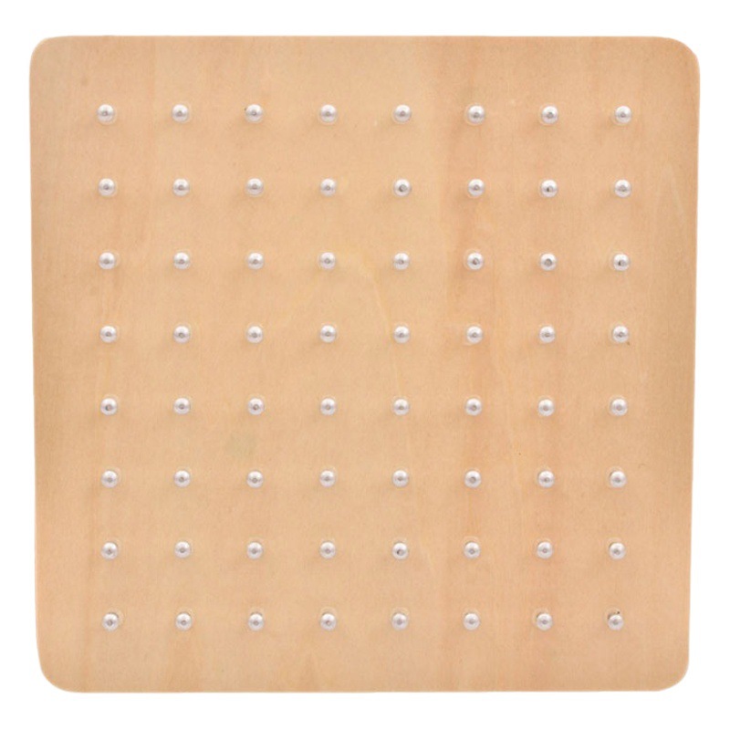 Montessori Teaching Aids Geometric Creative Nail Board 0.4 Children's Graphics Early Education Toys Children's Educational Mathematics Wooden Nail Board