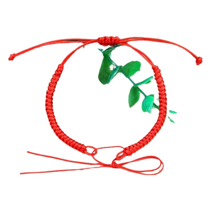 Xiao Zhan's same style diamond knot bracelet red rope bracelet men's and women's hand-woven couple's lucky delivery for the year of birth