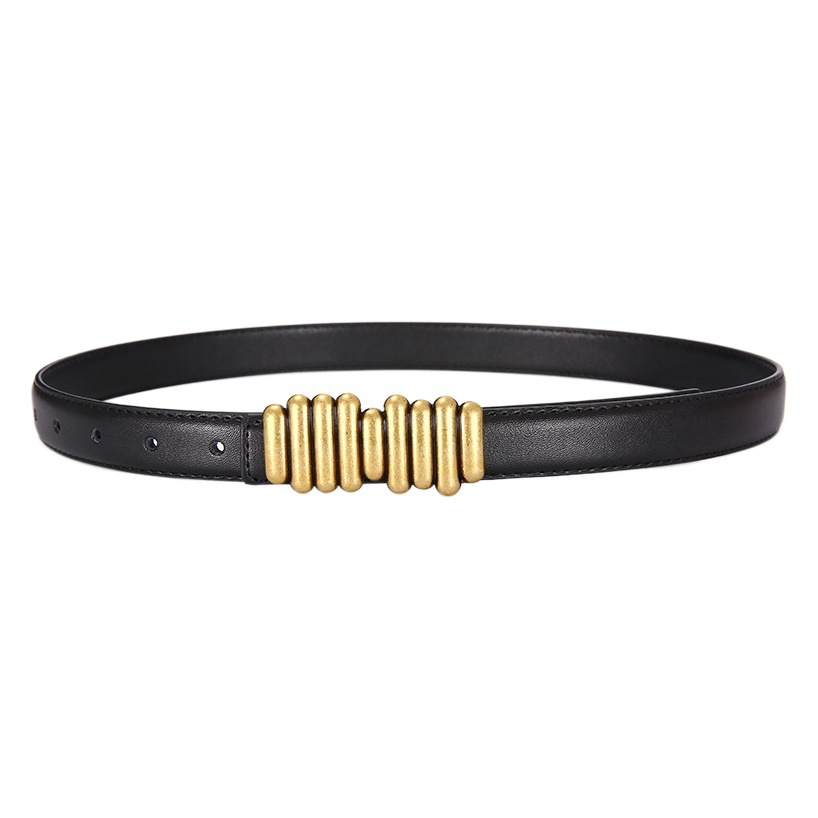 Genuine Leather Belt for Women, Jeans Belt Decoration, Suitable for Dresses, Suits, Sweaters, Accessories, Ins2024 Ins Style