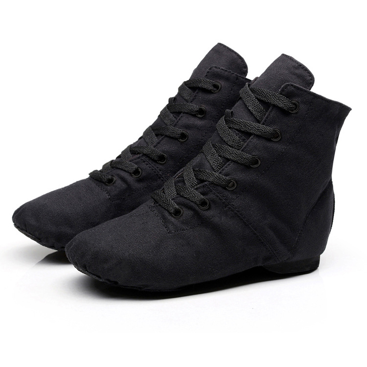 Picture of A generation of high-top canvas jazz dance shoes adult yoga shoes women's ballet children's dance shoes foreign trade wholesale