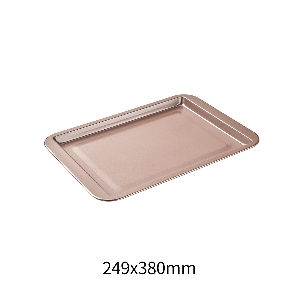 Picture of Rectangular Thickened Non-Stick Baking Pan for Oven Non-Stick Baking Cake Curly Cookie Mold Bread Baking Pan