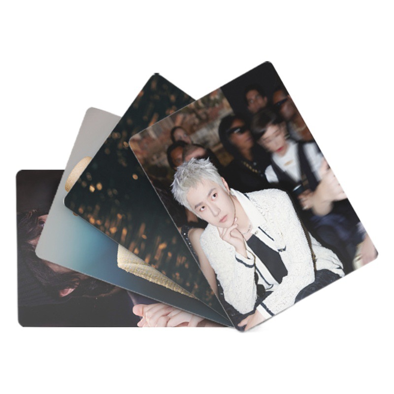 Wang Yibo laser small card boxed 50 1 Box star Zhou Di Polaroid small card double-sided film LOMO card