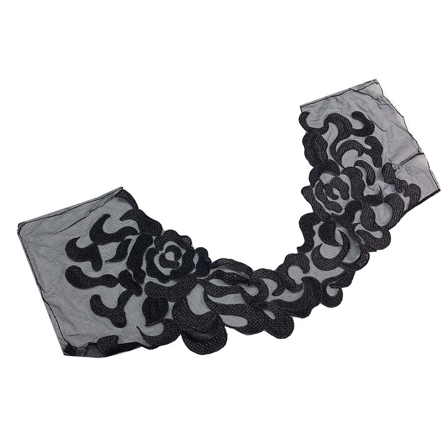 Hollow Lace Flower Embroidery Decorative Collar DIY Mesh Lace Sewing Garment Accessories Cuff Cuff Cuff Collar Flower