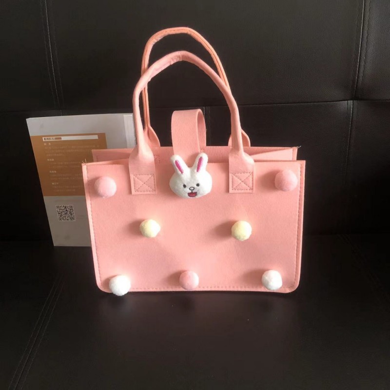 Picture of Handbag Tote Bag Mid-Autumn Festival Cartoon Felt Bag Souvenir Small Bag Baby Full Moon Banquet Bag Mid-Autumn Festival Souvenir