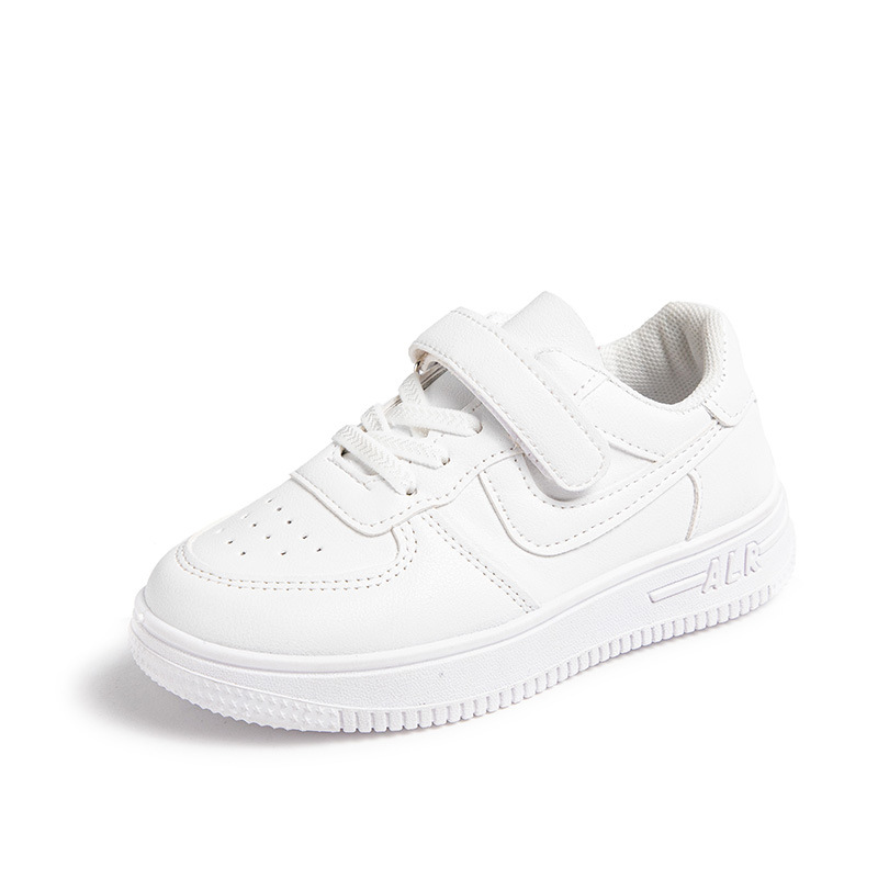 Picture of Children's White Shoes Breathable Spring and Summer General White sneaker Primary School Students' Campus Mesh Shoes Girls White Board Shoes