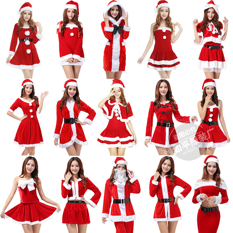 2020 Gold Velvet Material Christmas Dress Sexy Bunny Dress Christmas Dress Club Bar DS Party Dress Performance