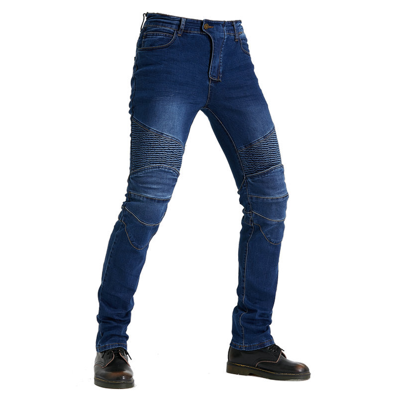 Picture of Off-Road Motorcycle Rider Pants, Racing Pants, Downhill Pants, Anti-Fall Pants, Motorcycle Pants, Old Jeans