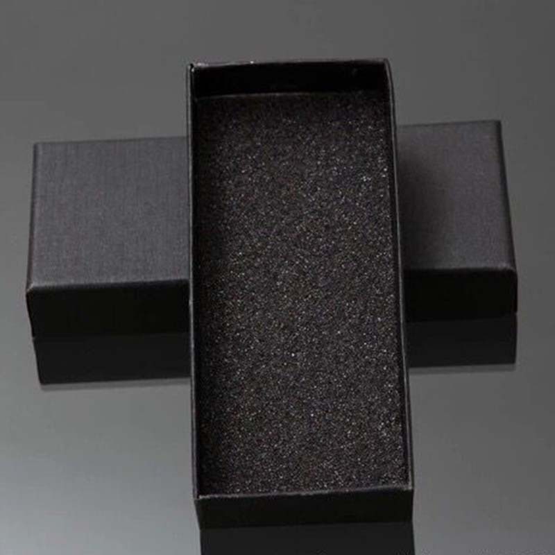 Long black gift box sponge keychain key chain box