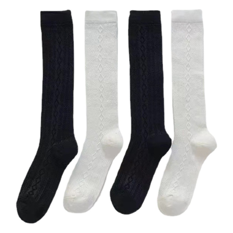 Spring and Summer Thin Japanese JK Girls' Socks Mesh Cotton Soft Shallow Socks Sweet Cute College Style All-match Casual Wholesale