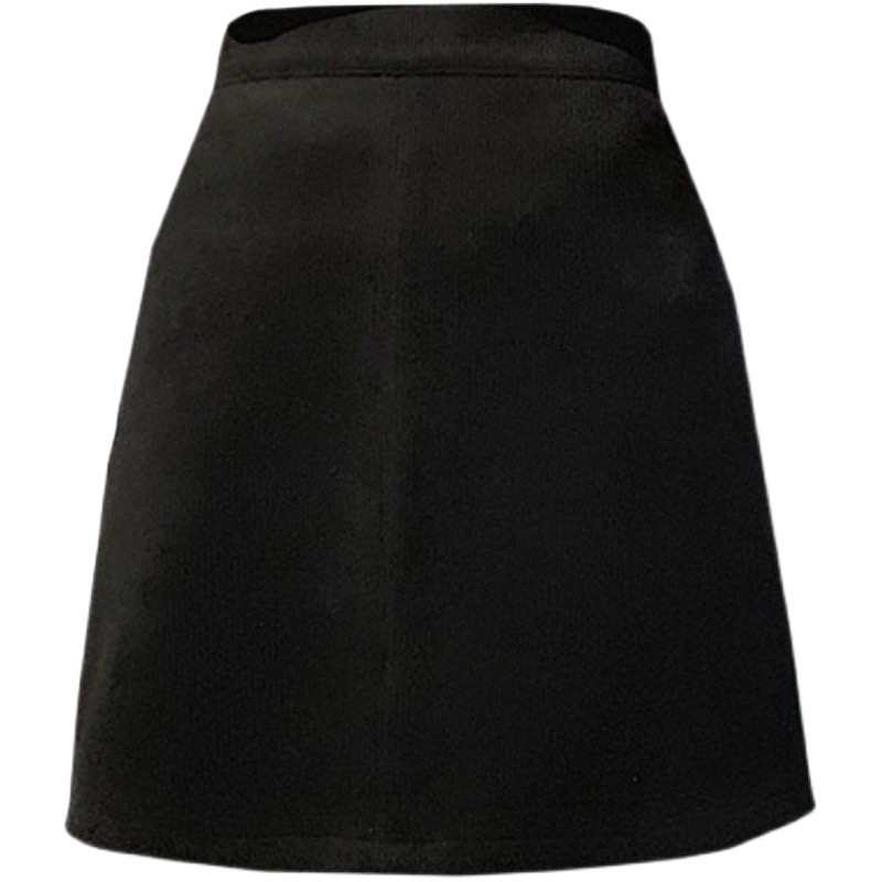 Plus size corduroy A- line skirt cover high waist autumn and spring fat m slimming anti-exposure sheath temperament skirt