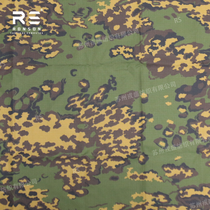 Rongsheng Ss-Leto Russian Camouflage Cloth Ni Cotton Plaid Nyco50/50 Tactical Outdoor Clothing Fabric Workwear
