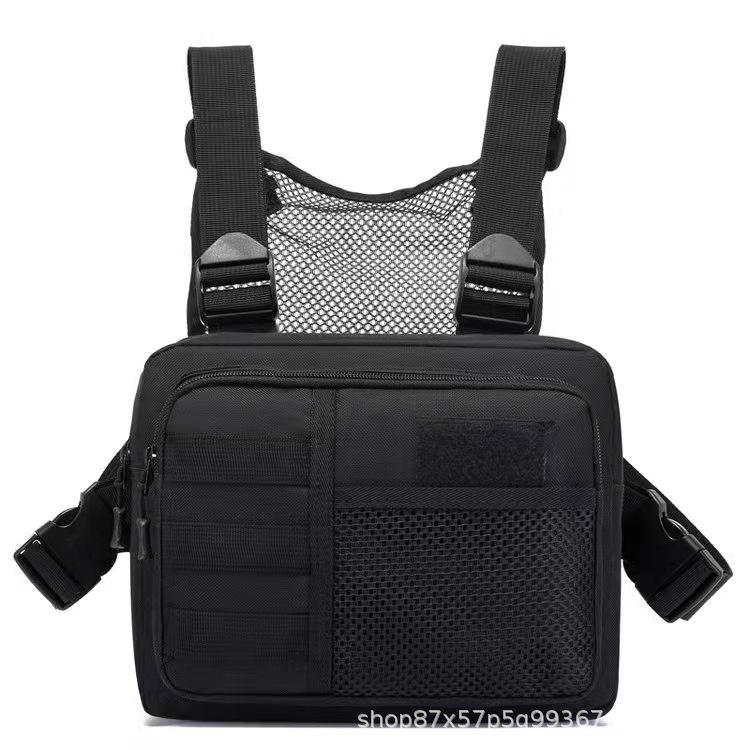 Picture of Tactical Chest Bag, Sports Running Vest Bag, Camouflage Functional Backpack, Trendyy Casual Vest, Chest Hanging Camouflage Bag