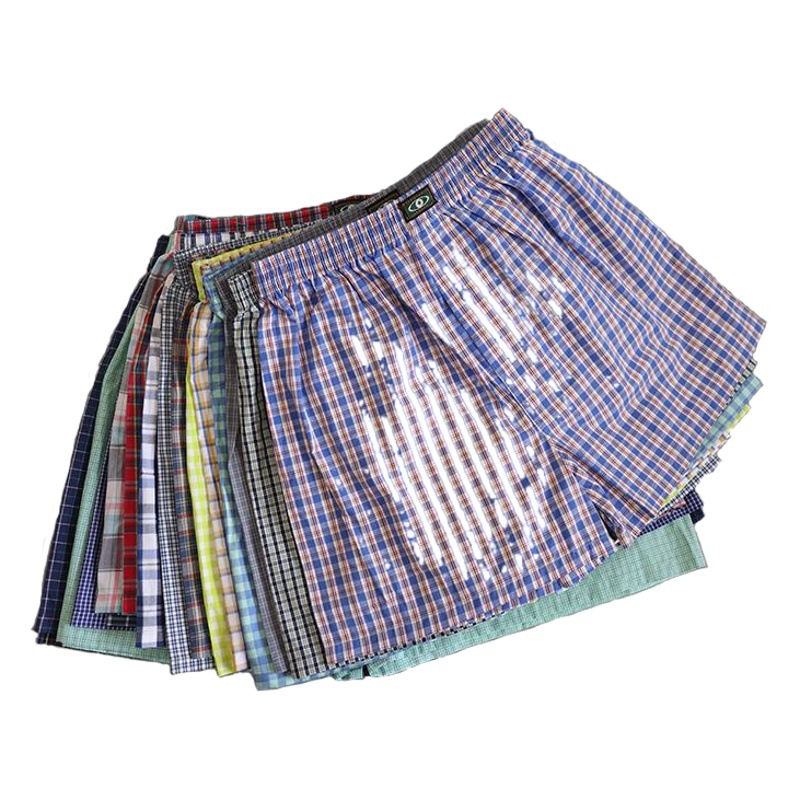 Men's Cotton Arrow Pants Loose Boxers Cotton Men's Underwear Home Short Pajama Pants Factory Outlet