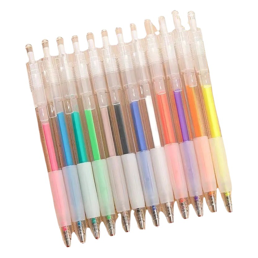 3D Jelly Pen Internet Red Pen ins High Color Value Student Juice Pen Hand Account Pen Color Mark Pen Multi-color Pen