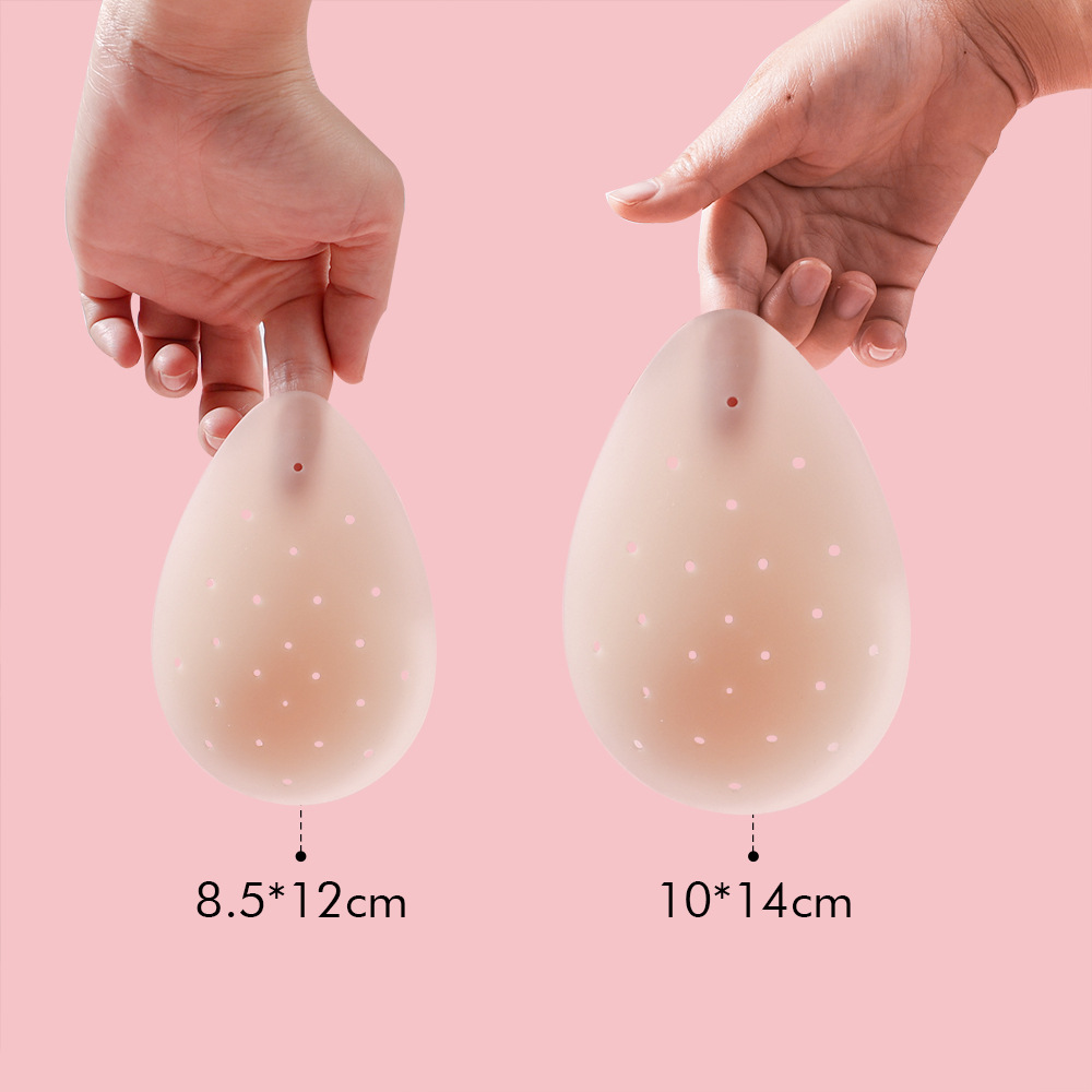 Cross-Border Supply of Pure Silicone Water Drop-Shaped Breast Pads for Women to Lift and Support to Prevent Sagging, Summer Thin Anti-Sweat and Traceless Breast Pads
