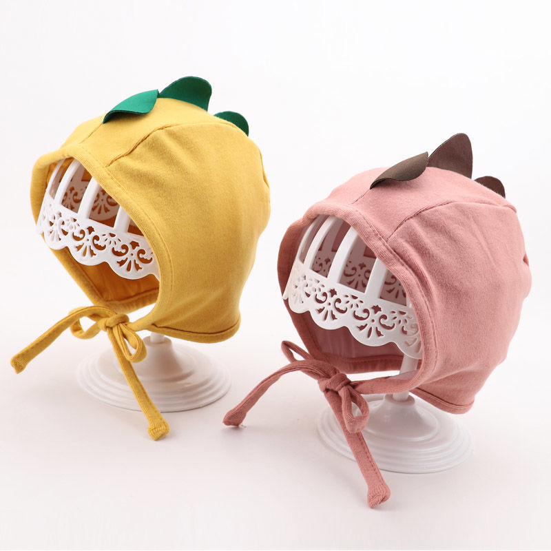 Picture of Baby Hat Spring and Autumn Thin Pure Cotton Cute Super Cute Ear Protection Hat Autumn and Winter Baby Lei Feng Cap Trendy