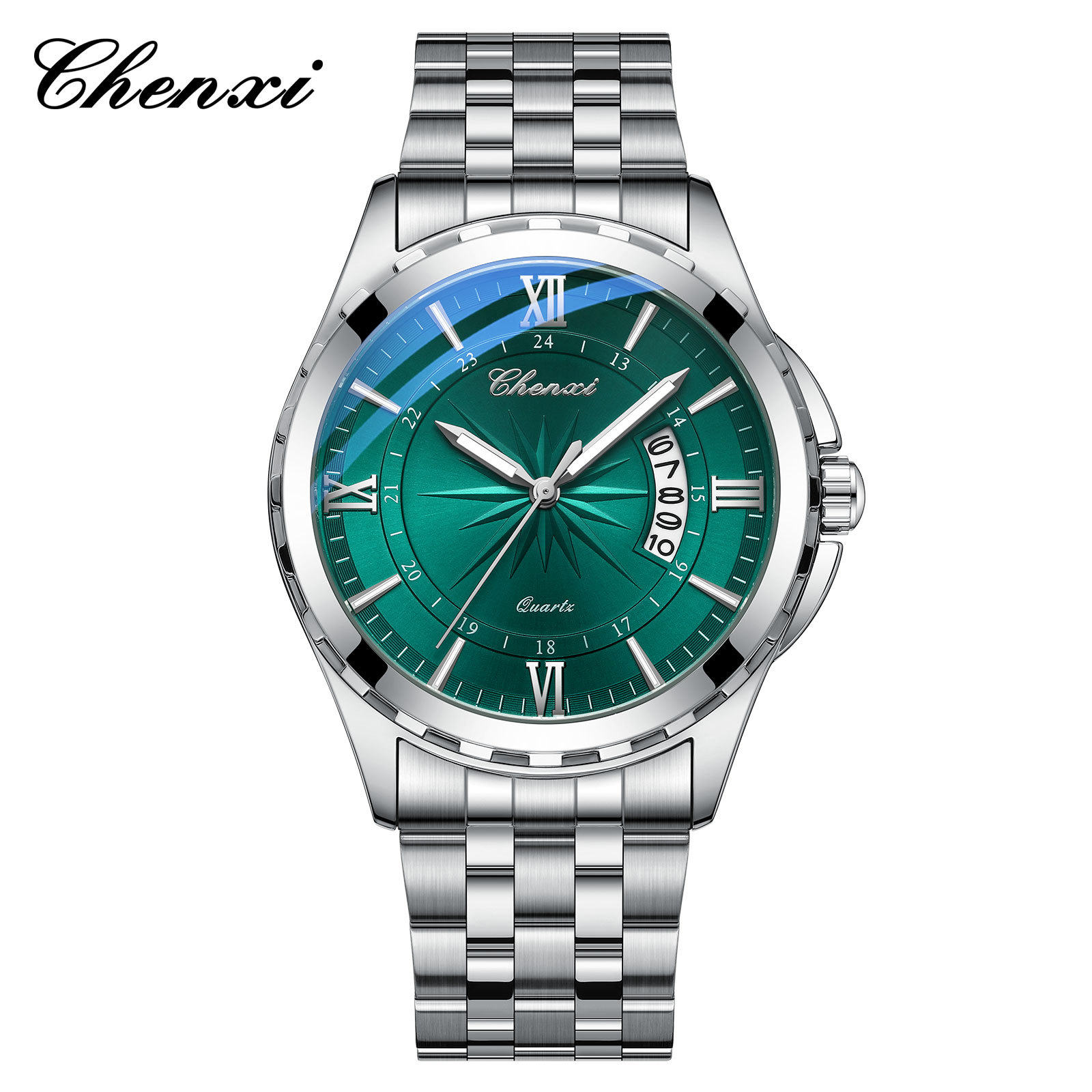 Picture of Dawn Watch Quartz Watch Men's Watch Calendar Watch Men's Waterproof Luminous Fashion Business Watch Source Factory Wholesale