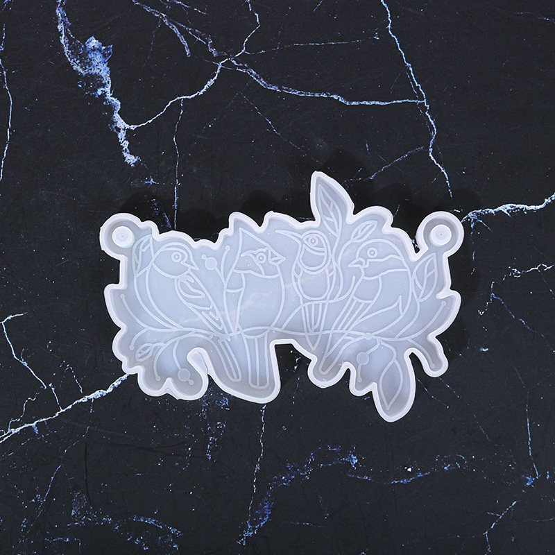 Picture of Proud Glue Dropping Mold Bird Listing Silicone Mold Candle Handmade Soap diy Jewelry Decoration