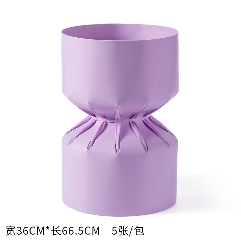 Picture of Valentine's Day Small Fragrant Style Flower bouquet Stereotypes Round bouquet Lined with cardboard Quick Flower Artifact Flower Packaging Material
