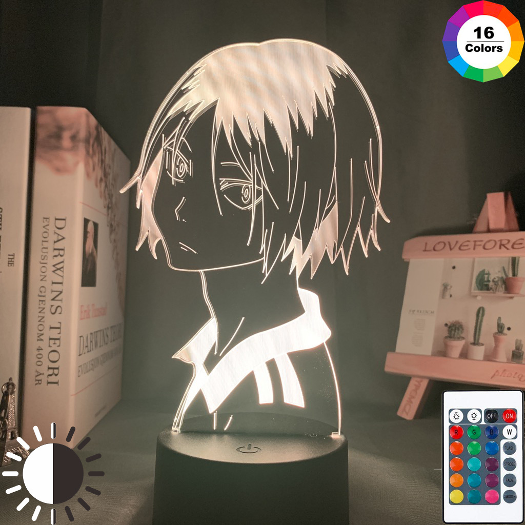 Volleyball Junior 3D Night Light Acrylic USB Colorful Variable Light Sports Haikyuu Night Light Hand Gifts