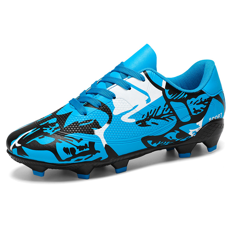 Autumn New Training Football Shoes Low-top Leather Spikes Football sneaker Short Nails Youth Sneakers plus size Wholesale