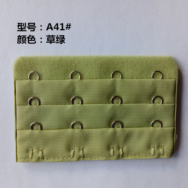 Picture of Three-row four-button stainless steel underwear back buckle three-row four-button Bra extension buckle unpackaged Bra extension buckle